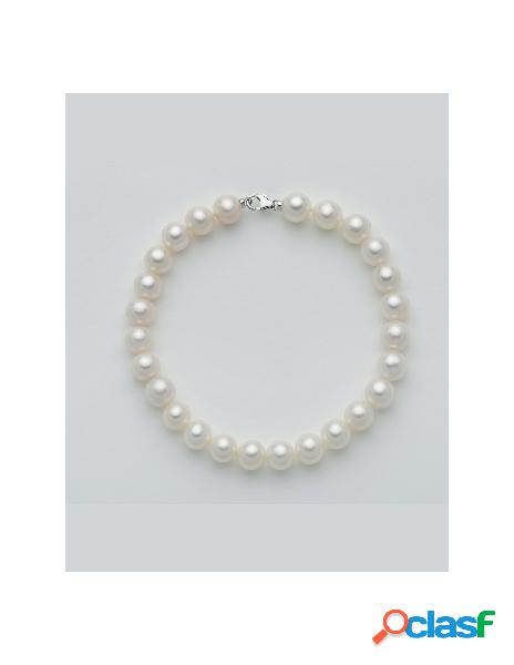 Bracciale MILUNA di perle e oro bianco 18kt PBR1676V