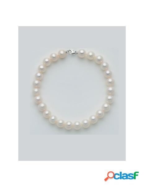 Bracciale MILUNA di perle e oro bianco 18kt PBR1679V
