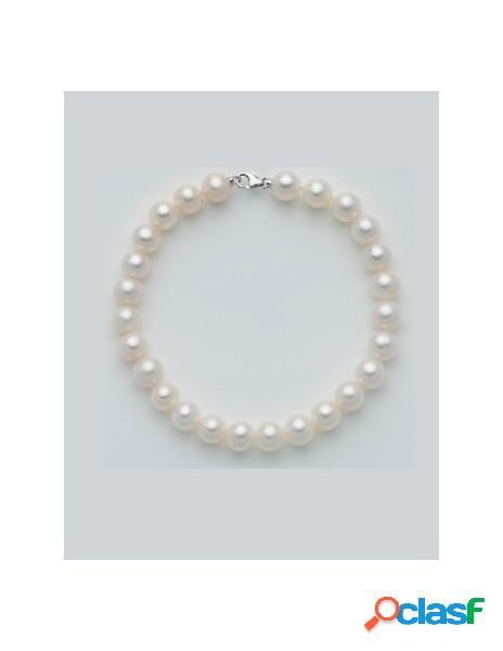 Bracciale MILUNA di perle e oro bianco 18kt PBR1679V