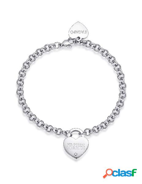 Bracciale SAGAPO BE MY ALWAYS Acciaio 316L SBM79 Sorridi