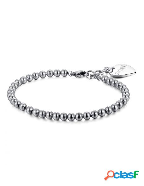 Bracciale SAGAPO HAPPY Acciaio 316L SHAC10 Silver