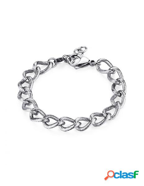 Bracciale SAGAPO Uomo RIPPLE Acciaio 316L SRP59