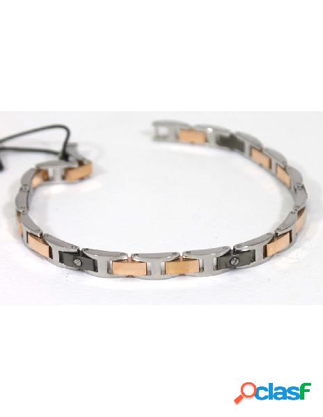 Bracciale ZANCAN UOMO in Acciaio EHB320