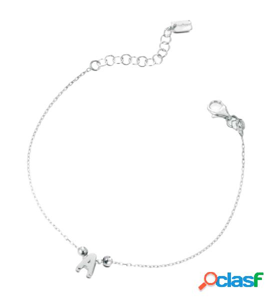 Bracciale con iniziale personalizzata (mod. AG0BR1) Argento