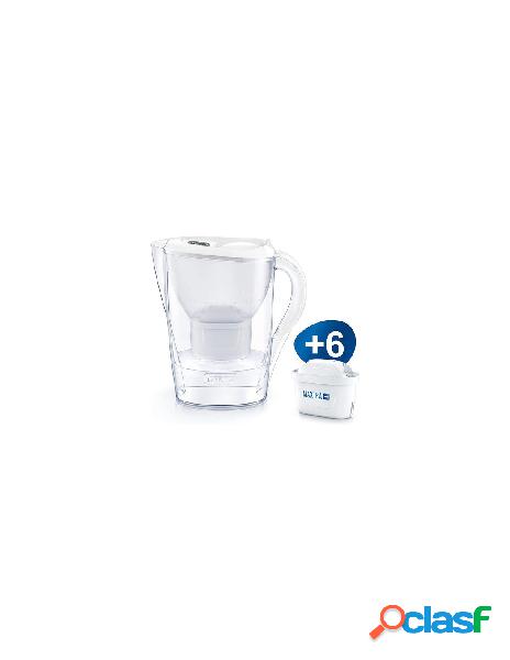 Brita - caraffa filtrante brita 1039164 marella con 6 filtri