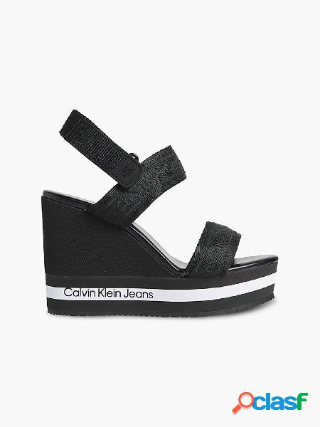 CALVIN KLEIN JEANS Sandali Con Zeppa E Plateau Riciclati