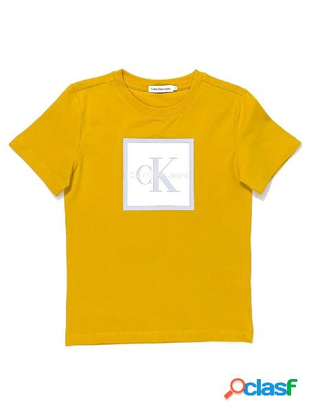 CALVIN KLEIN JEANS T-shirt a manica corta con patch logato