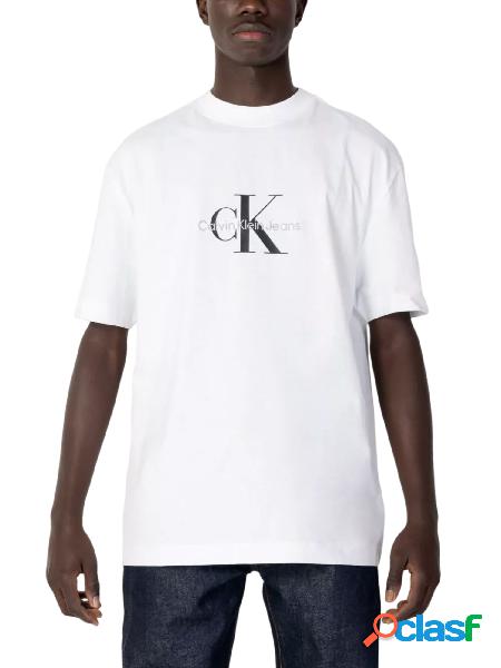 CALVIN KLEIN JEANS T-shirt oversize con logo monogramma