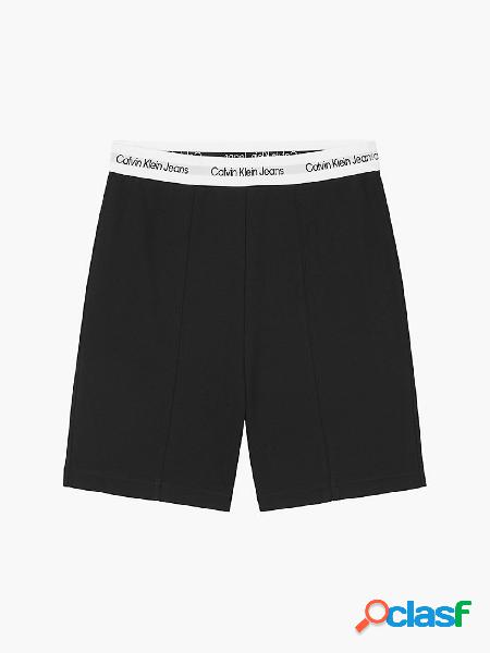 CALVIN KLEIN JEANS shorts da ciclismo In Jersey Milano NERO