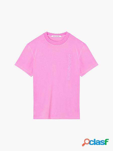 CALVIN KLEIN t-shirt con logo relax fit ROSA