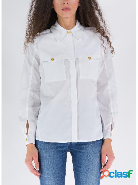 CAMICIA IN POPELINE DI COTONE