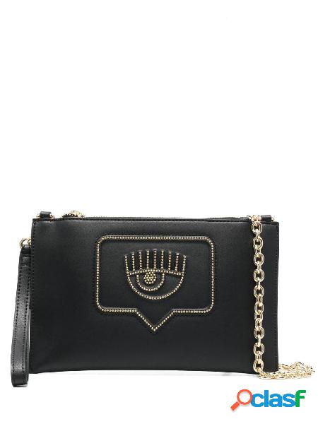 CHIARA FERRAGNI Pochette in similpelle con logo Eyelike