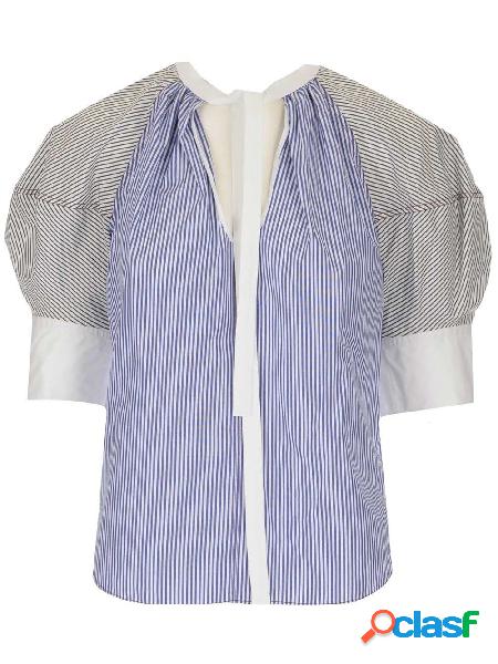CHLOÉ TOP DONNA CHC21SHT7504599G ALTRI MATERIALI BLU