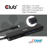 CLUB3D CSV-1592 replicatore di porte e docking station per