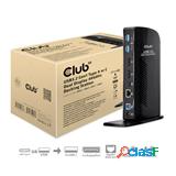 CLUB3D USB3.2 Gen1 Type A or C Dual Display 4K60Hz Docking