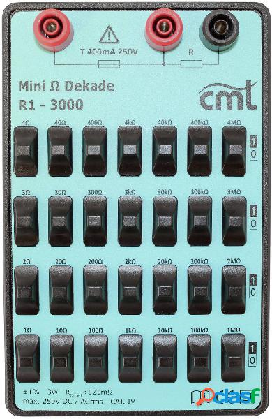 CMT R1-3000 Cassetta a decadi Resistenza 1 %
