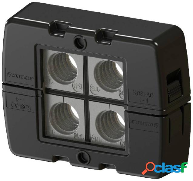 CONTA-CLIP KDSI-SET 1-4 BK Passacavo Poliammide 6.6 Nero 1
