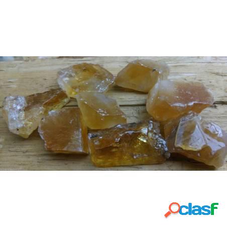 Calcite mielata ambrata grezza cristallo chakra minerale