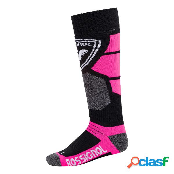 Calze Sci Rossignol Premium Wool (Colore: pink fluo, Taglia: