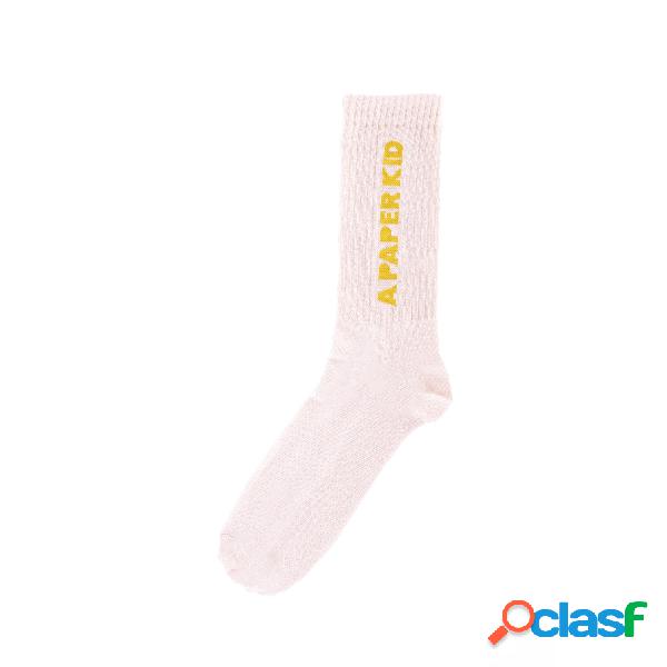 Calze Unisex A PAPER KID Crema Socks unisex