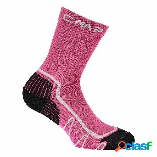 Calze trekking CMP Poly (Colore: GERANEO-BIANCO, Taglia: