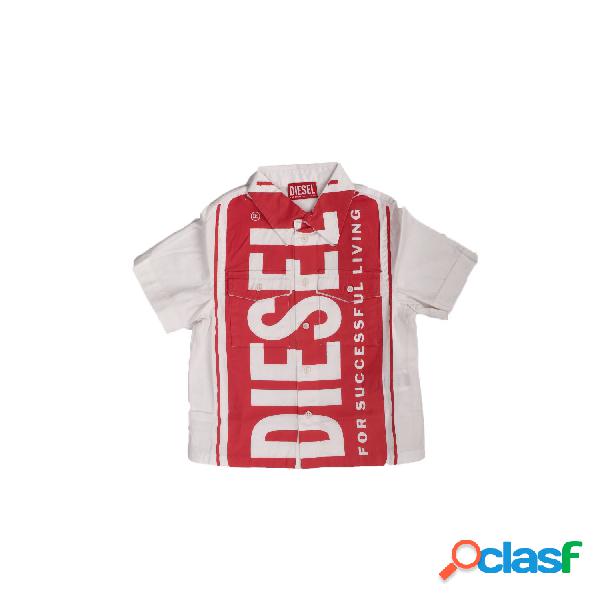 Camicia Bambino DIESEL Bianco 127 Fedez collabo