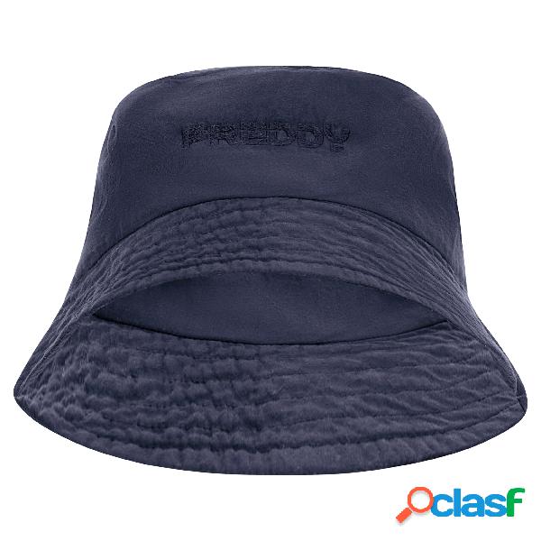 Cappello bucket hat con logo Freddy ricamato in tono