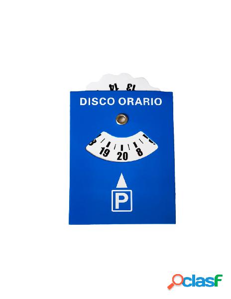 Carall - disco orario in plastica adesivo per parcheggio