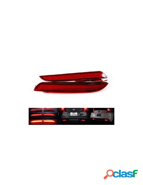 Carall - kit 2 fanali posteriori a led rosso honda cr-z zf1
