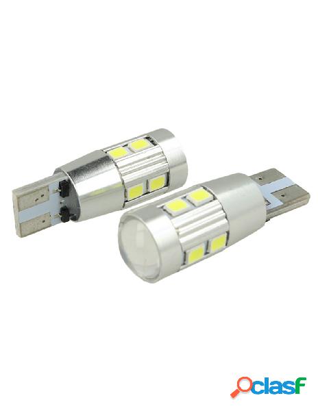 Carall - lampada led canbus pro t10 w5w w16w t15 12v 10 smd