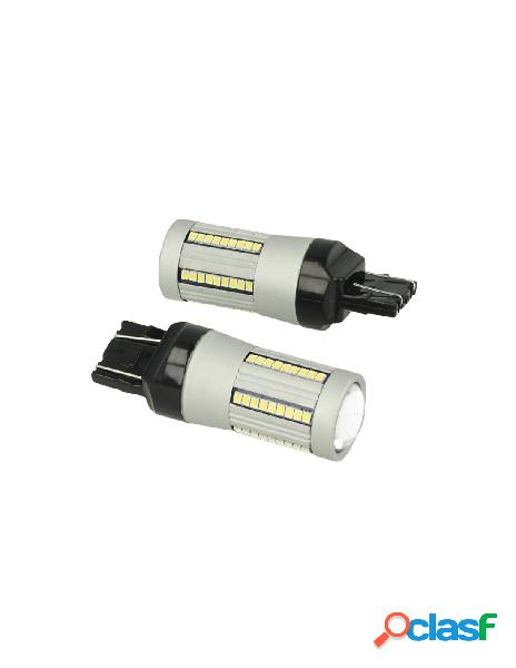 Carall - lampada led t20 canbus 12v 25w reale per luci