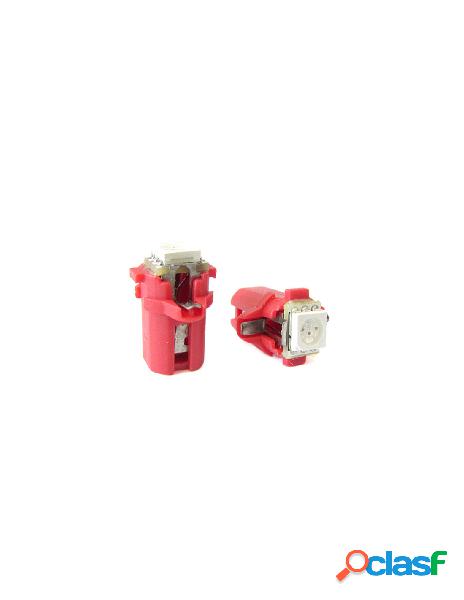 Carall - lampada led t5 b8.3d b8,3d colore rosso red luci