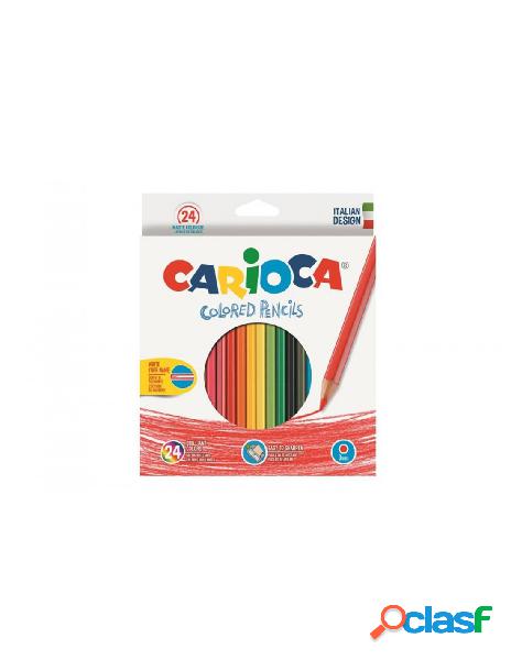 Carioca - pastelli colored pencils 24 pezzi carioca