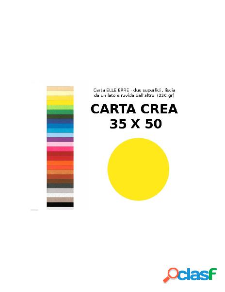 Cartacrea 35x50 giallo (10ff) 220g/m2