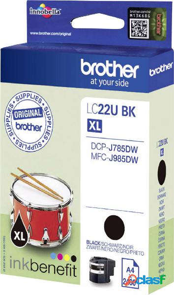 Cartuccia Brother Originale LC-22U BK Nero LC22UBK