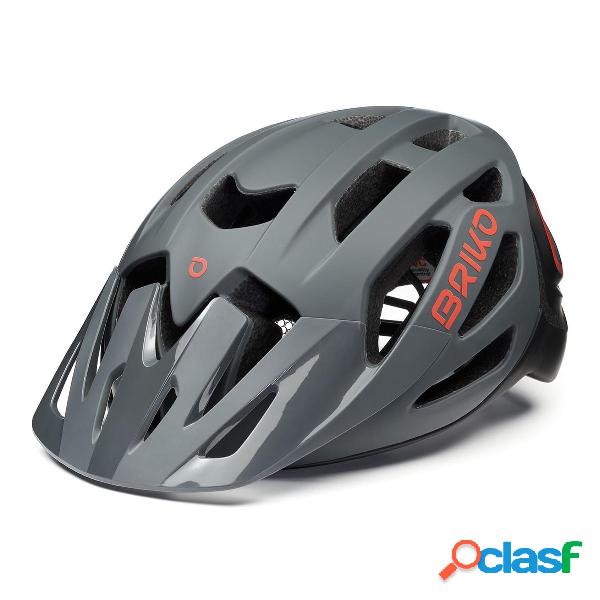 Casco Ciclismo Briko Sismic (Colore: matt dark grey-black,