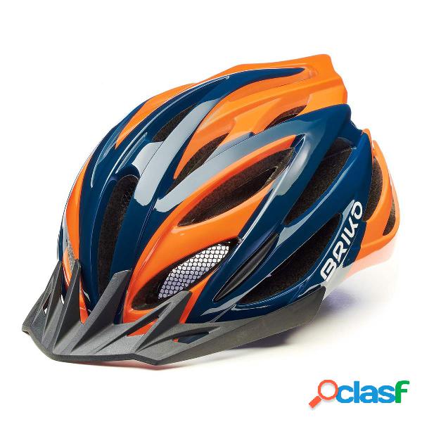 Casco ciclismo Briko Morgan (Colore: sniny blue-orange,