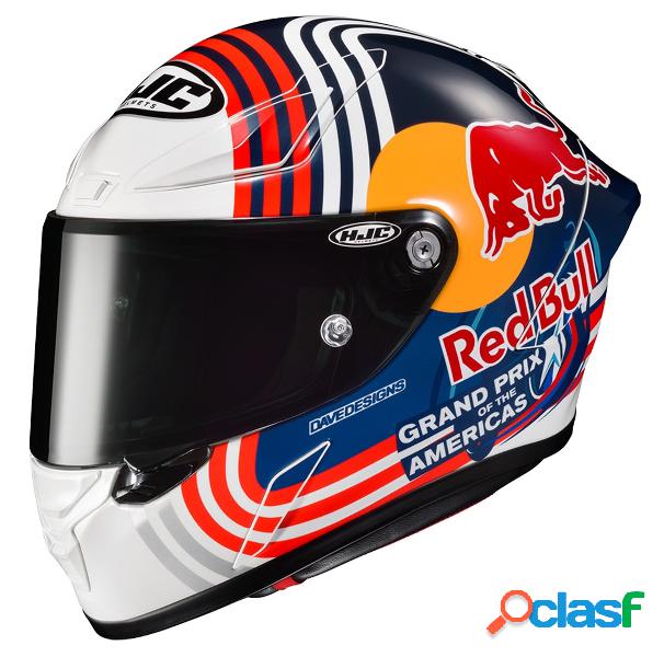 Casco integrale HJC RPHA1 RED BULL AUSTIN GP in fibra MC21