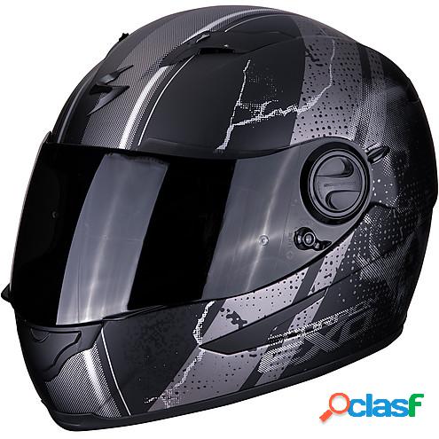 Casco integrale Scorpion EXO 490 DAR Nero Opaco Argento