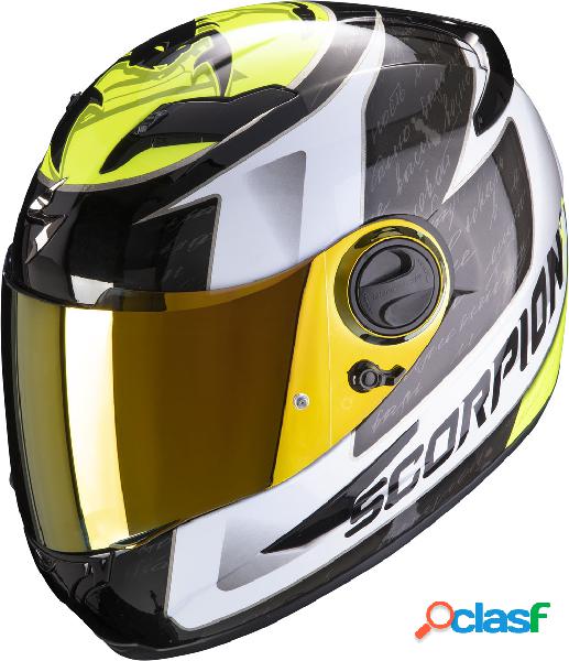 Casco integrale Scorpion EXO 490 TOUR Bianco Neon Giallo