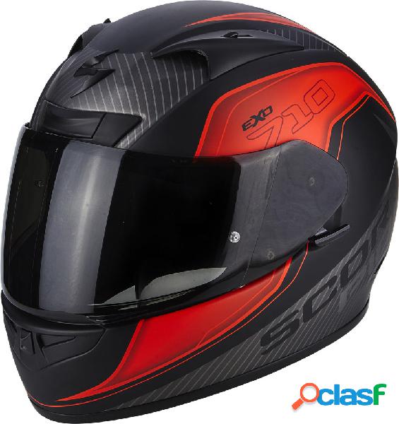 Casco integrale Scorpion EXO 710 AIR MUGELLO in fibra Nero