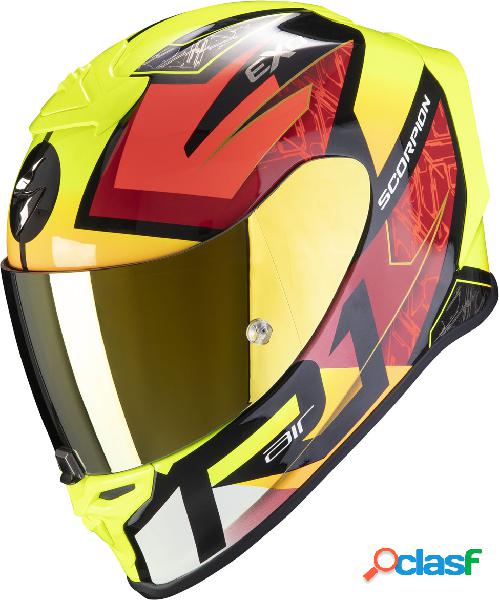 Casco integrale Scorpion EXO R1 AIR INFINI in fibra Nero