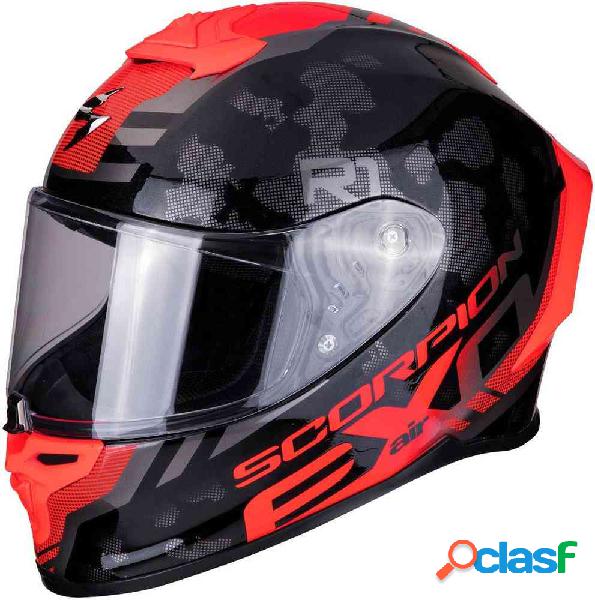 Casco integrale Scorpion EXO R1 AIR OGI in fibra Nero Rosso