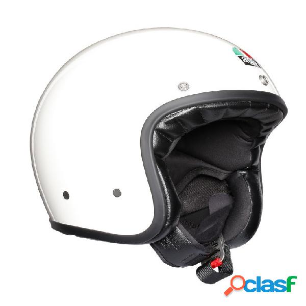 Casco jet AGV Legends X70 E2205 SOLID in fibra Bianco