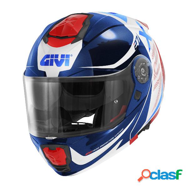 Casco modulare GIVI X.27 Dimension Bianco Blu Nero