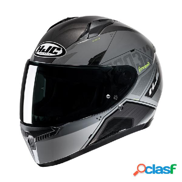 Casco moto integrale Hjc C10 INKA Giallo Grigio