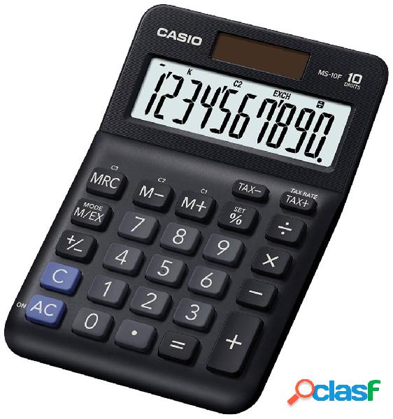 Casio MS-10F Calcolatrice da tavolo Nero Display (cifre): 10