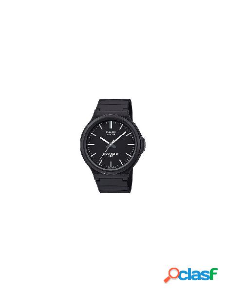 Casio - orologio casio collection mw 240 1evef nero