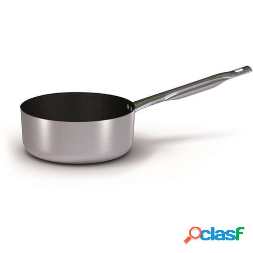 Casseruola bassa in alluminio antiaderente con un manico in