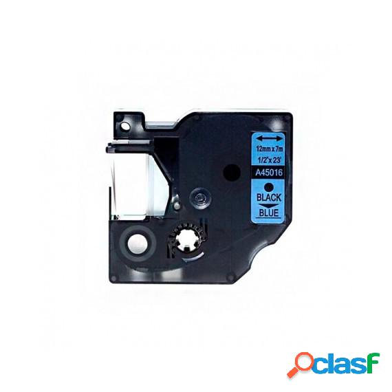 Cassetta Nastro D45016 12Mmx7M Nero Su Blu S0720560